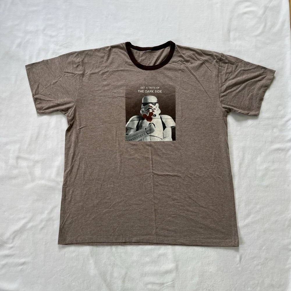 Star Wars Stormtrooper ringer tee XL graphic GET A TASTE OF THE DARK SIDE